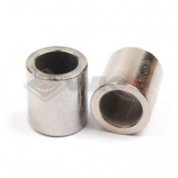 Entretoises axe de roue 15mm longueur 25-33mm