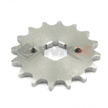 Pignon de sortie de boite axe 17 mm 13 dents 420