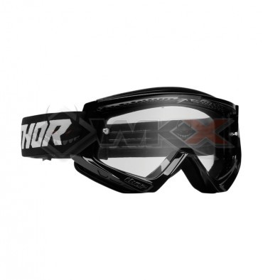 Piece Masque enfant THOR COMBAT RACER NOIR/BLANC de Pit Bike et Dirt Bike