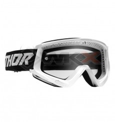 Piece Masque enfant THOR COMBAT RACER BLANC/NOIR de Pit Bike et Dirt Bike