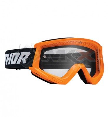 Piece Masque enfant THOR COMBAT RACER ORANGE/NOIR de Pit Bike et Dirt Bike