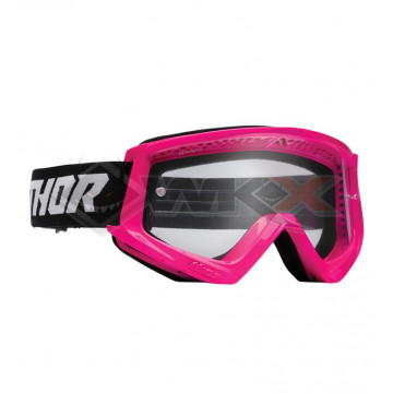 Masque enfant THOR COMBAT RACER ROSE FLUO/NOIR
