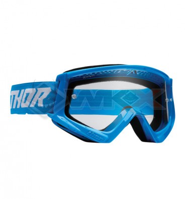 Piece Masque enfant THOR COMBAT RACER BLEU/BLANC de Pit Bike et Dirt Bike