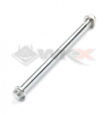 Piece Axe de roue arrière 12mm longueur 220mm de Pit Bike et Dirt Bike