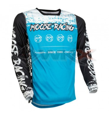 Piece Maillot MOOSE RACING M1 BLEU/NOIR taille L de Pit Bike et Dirt Bike Piece Maillot MOOSE RACING M1 BLEU/NOIR taille L de Pit Bike et Dirt Bike