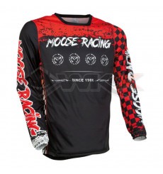 Piece Maillot MOOSE RACING M1 ROUGE/NOIR taille 2XL de Pit Bike et Dirt Bike