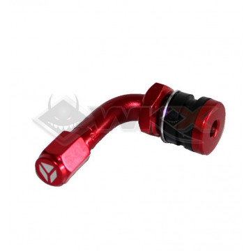Valve coudée en alu CNC YCF ROUGE