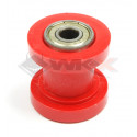 Roulette de chaine 10mm ROUGE