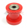 Piece Roulette de chaine 10mm ROUGE de Pit Bike et Dirt Bike