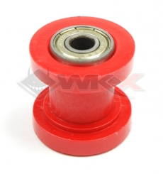 Piece Roulette de chaine 10mm ROUGE de Pit Bike et Dirt Bike