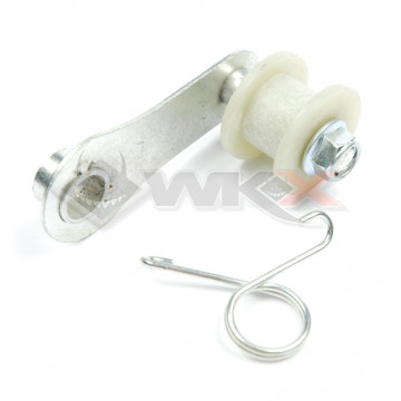 Tendeur de chaine avec support et roulette