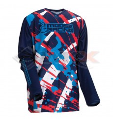 Piece Maillot enfant MOOSE RACING AGROID BLEU taille YS de Pit Bike et Dirt Bike