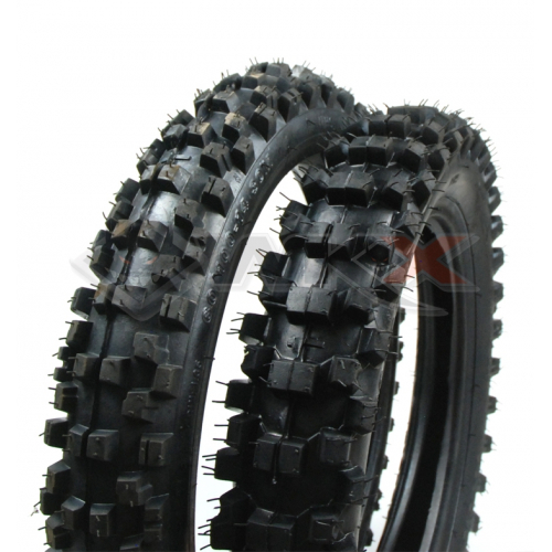 Piece Paire pneus GUANGLI 14 /17 + chambres de Pit Bike et Dirt Bike Piece Paire pneus GUANGLI 14 /17 + chambres de Pit Bike et Dirt Bike