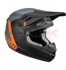 Piece Casque enfant THOR SECTOR CHEV GRIS/ORANGE taille YS de Pit Bike et Dirt Bike