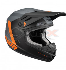 Piece Casque enfant THOR SECTOR CHEV GRIS/ORANGE taille YM de Pit Bike et Dirt Bike