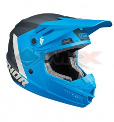 Piece Casque enfant THOR SECTOR CHEV BLEU/GRIS CLAIR taille YS de Pit Bike et Dirt Bike