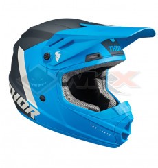 Piece Casque enfant THOR SECTOR CHEV BLEU/GRIS CLAIR taille YM de Pit Bike et Dirt Bike