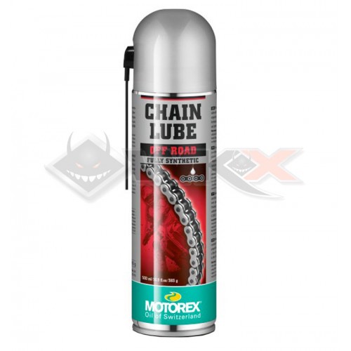 Piece Graisse de chaine MOTOREX Chain Lube Off-Road 500ml de Pit Bike et Dirt Bike