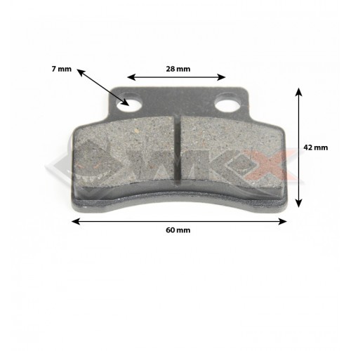 Plaquette de frein modèle 8