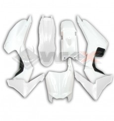 Piece Kit plastique type CRF 110 BLANC de Pit Bike et Dirt Bike