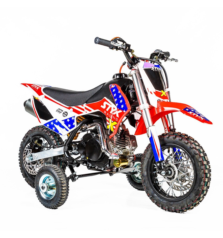 Tirage anodisé horloger Bleu Dirt Bike, Pit Bike