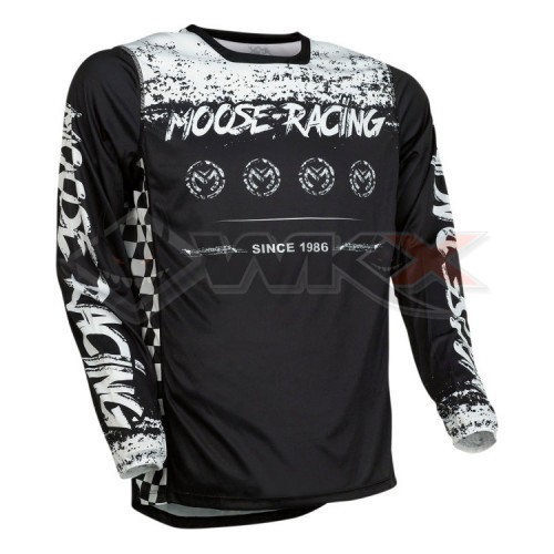 Piece Maillot MOOSE RACING M1 NOIR/BLANC taille XL de Pit Bike et Dirt Bike Piece Maillot MOOSE RACING M1 NOIR/BLANC taille XL de Pit Bike et Dirt Bike