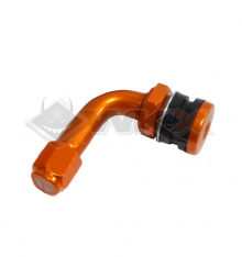 Valve coudée en alu CNC YCF ORANGE