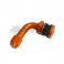 Piece Valve coudée en alu CNC YCF ORANGE de Pit Bike et Dirt Bike