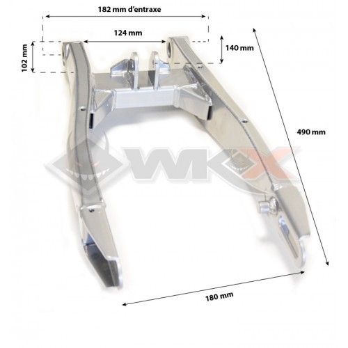 Bras oscillant acier pour MXF et BS