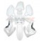 Piece Kit plastique type Mini CRF110 BLANC de Pit Bike et Dirt Bike