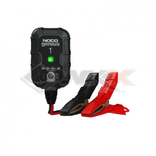 Piece Chargeur de batterie intelligent NOCO Genius1 6/12V 1A de Pit Bike et Dirt Bike