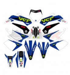 Piece Kit décoration RACING BLEU 2022 de Pit Bike et Dirt Bike