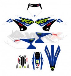 Piece Kit décoration YCF BIGY RACING BLEU 2022 de Pit Bike et Dirt Bike