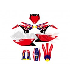 Piece Kit décoration YCF BIGY RACING ROUGE 2022 de Pit Bike et Dirt Bike