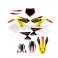 Piece Kit décoration YCF COMPLET BIGY FACTORY DAYTONA FD190 MX 2022 de Pit Bike et Dirt Bike