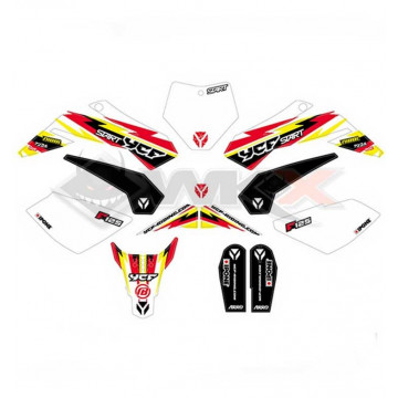 Kit décoration YCF BIGY RACING VERT 2022