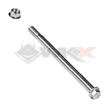 Axe de roue arrière YCF supermotard percé-taraudé en M6