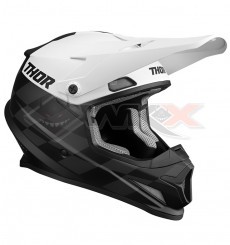 Piece Casque THOR SECTOR BIRDROCK NOIR/BLANC taille XS de Pit Bike et Dirt Bike