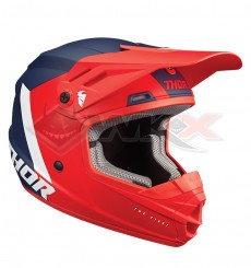 Piece Casque enfant THOR SECTOR CHEV ROUGE/BLEU MARINE taille YM de Pit Bike et Dirt Bike