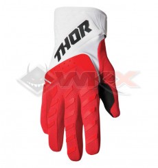 Gants enfant ROUGE THOR Sector taille YS pour quad et moto cross