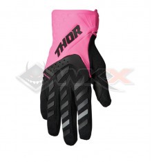 Gants THOR SPECTRUM femme ROSE/NOIR taille XL