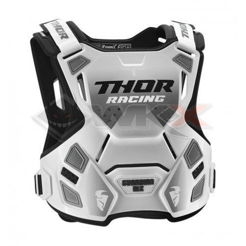 Piece Plastron enfant THOR Guardian MX BLANC taille 2XS/XS de Pit Bike et Dirt Bike