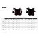 Piece Plastron enfant THOR Guardian taille S/M NOIR de Pit Bike et Dirt Bike