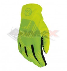 Piece Gants MOOSE MX2 HIVIZ JAUNE taille M de Pit Bike et Dirt Bike