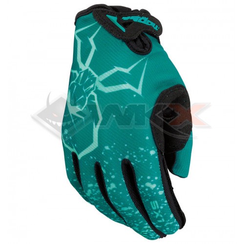 Piece Gants enfant MOOSE SX1 taille YXS BLEU-VERT SARCELLE de Pit Bike et Dirt Bike