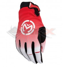 Gants MOOSE SX1 ROUGE/BLANC taille XXL