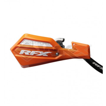 Protège-mains RFX ORANGE/ BLANC série 1