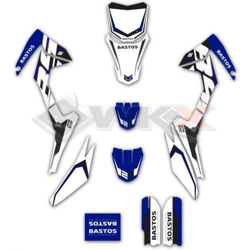 Piece Kit décoration mini CRF 110 BLEU 2023 de Pit Bike et Dirt Bike