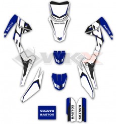 Piece Kit décoration mini CRF 110 BLEU 2023 de Pit Bike et Dirt Bike