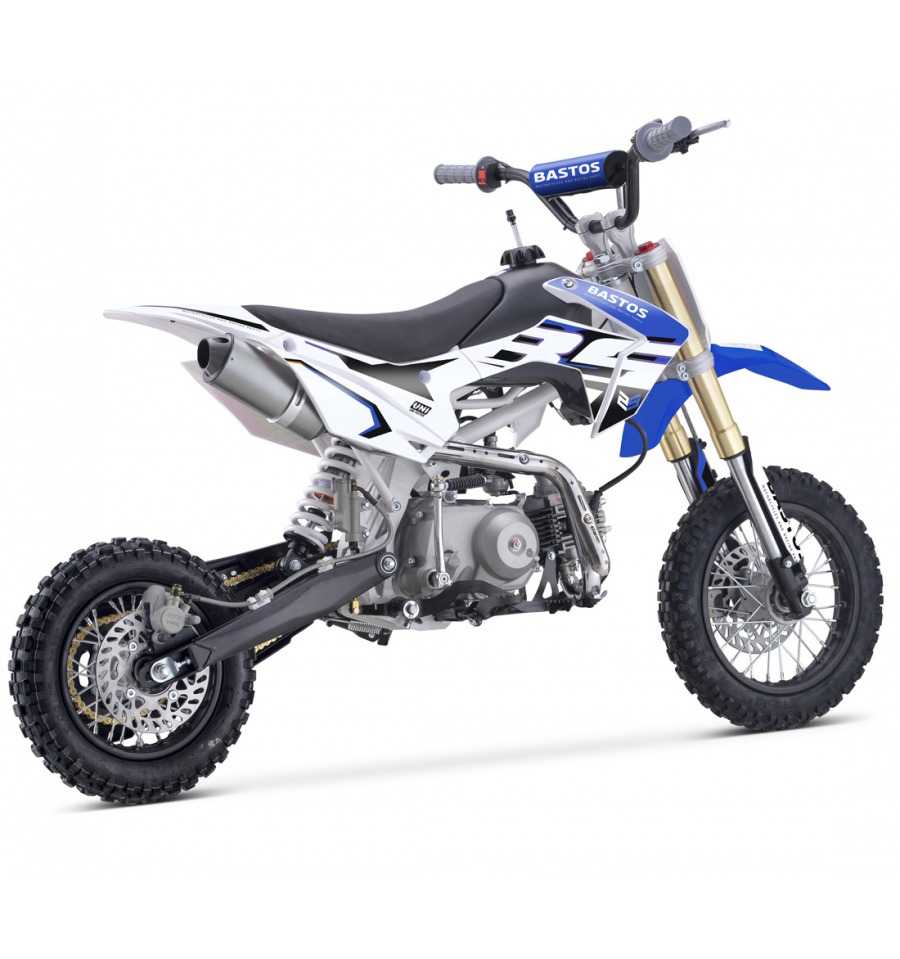 MOTO ENFANT PIT DIRT BIKE BASTOS BS 70cc mini 2023 BLEU